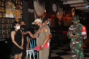 Tim Gabungan TNI-Polri dan Instansi terkait Melakukan Sidak Masker