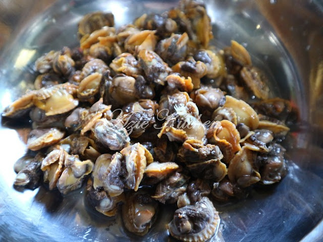 Kerang Goreng Dengan Kacang Panjang