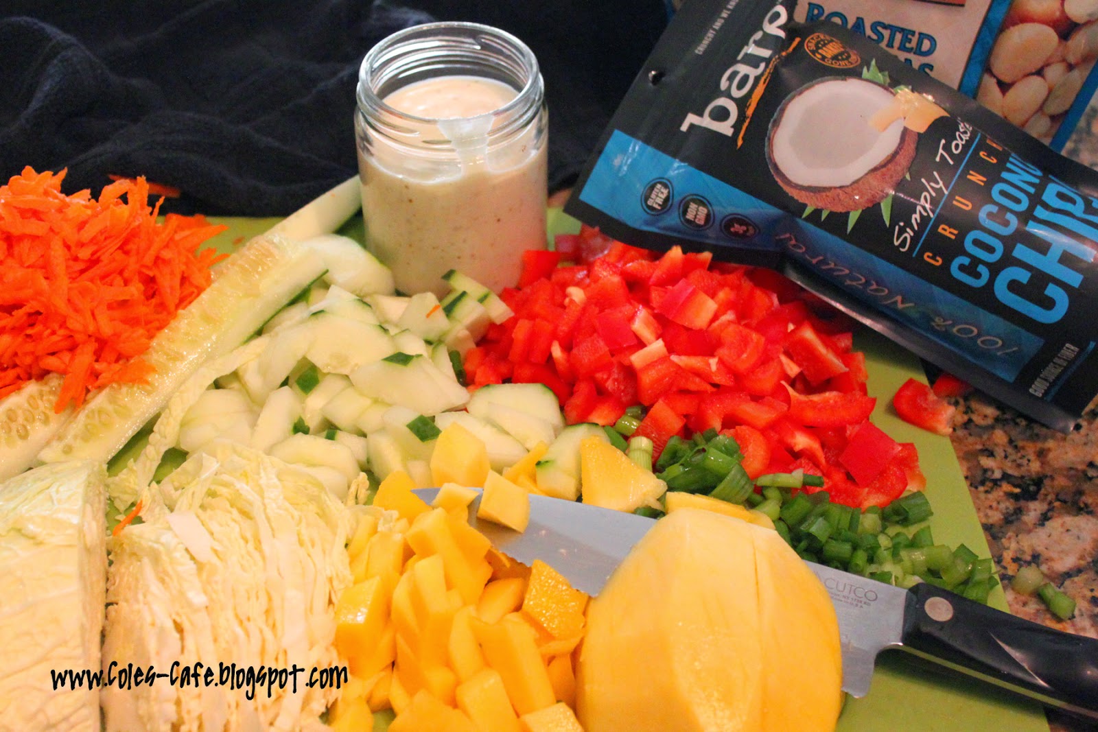 Coles Cafe Aloha Salad with Ginger Lemon Dressing