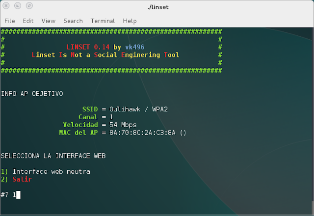 LINSET:  Tool Hacking Wireless (WPA/WPA2) Without Wordlist