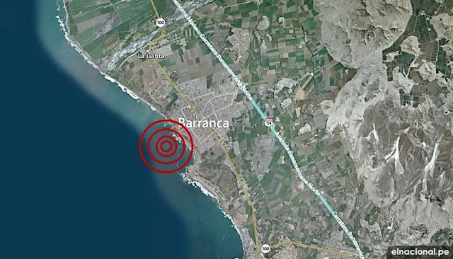 Barranca: sismo de magnitud 5 se registró esta mañana en Lima