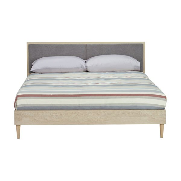 SKALAR Giường 5 Ft. 162x220.1x90 cm Màu Gỗ Sồi Eamesteak