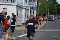 Lance Eaton making his way to the finish line.