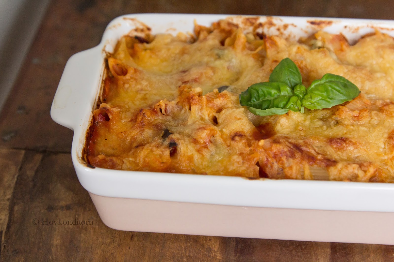 Tomato Vegetable Pasta Bake