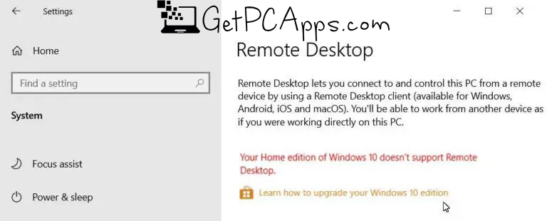 How to Use Remote Desktop (RDP) in Windows 10 Home?
