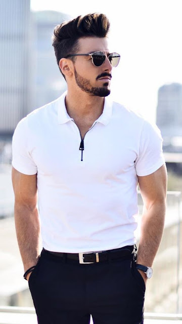 50+ Summer Style Polo Shirt Outfit Men casual Jeans Menswear - WallpaperDPs