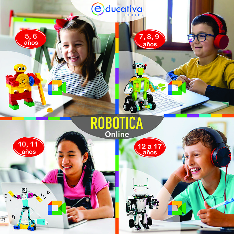 Robótica Online para Niños en Arequipa - Perú 2021 los mejores cursos de robótica online para niños de 5 a 17 años