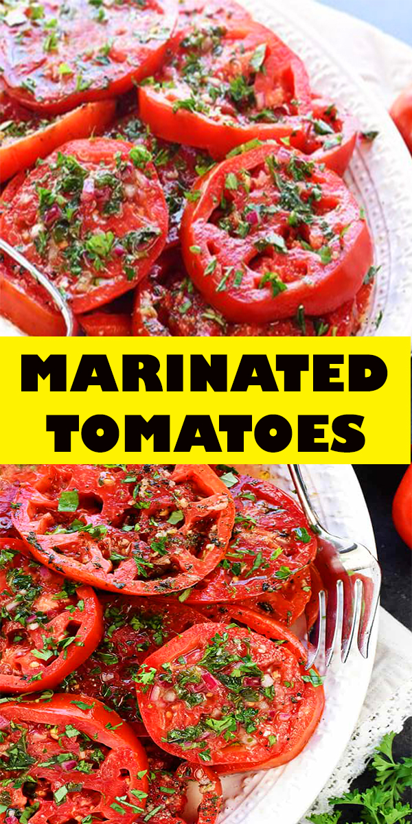 MARINATED TOMATOES info untuk kita
