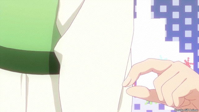 Anime belly button poke