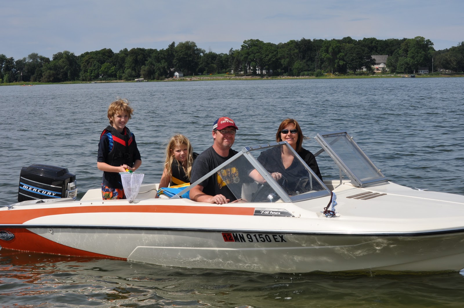 Sparks Family: Boating at White Bear Lake
