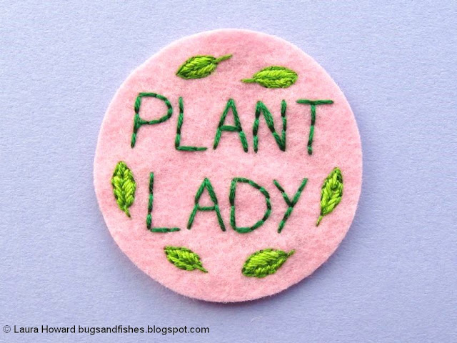 Felt Plant Lady Brooch Tutorial: cut out the design