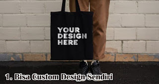 Bisa Custom Design Sendiri adalah manfaat menggunakan goodie bag sebagai souvenir