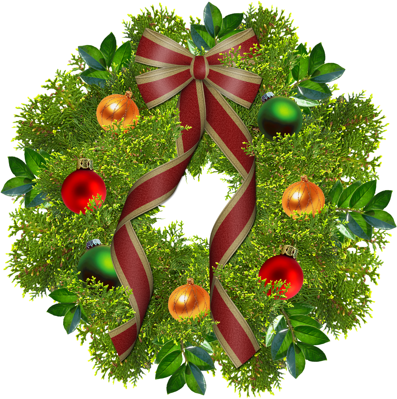 clipart christmas wreath - photo #19