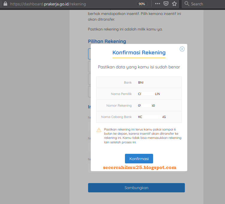 Panduan Lengkap Membuka Rekening Bni Secara Online Untuk Kartu Prakerja Secercah Ilmu