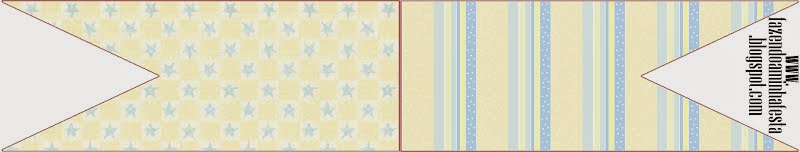Rayas y Estrellas: Imprimibles Gratis para Fiestas. Banderitas o toppers para cupcakes o para poner en la comida.