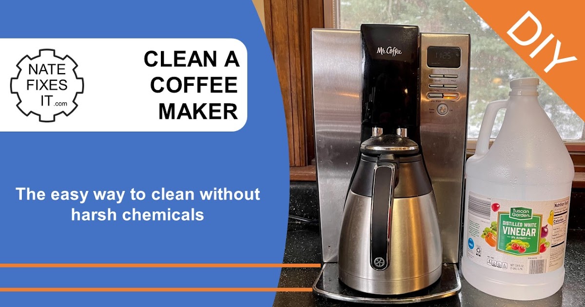How to clean your coffeemaker without harsh chemicals