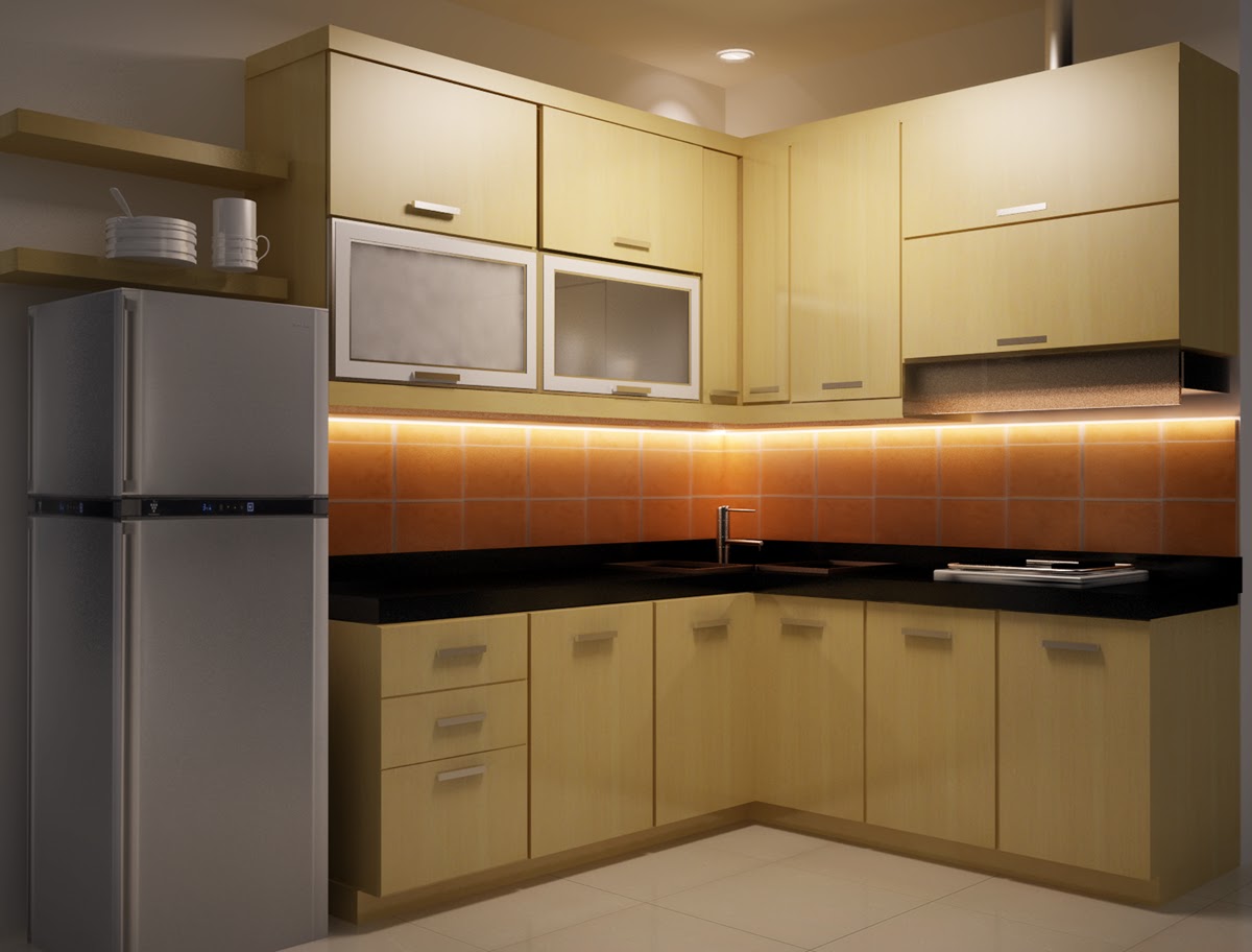 IDEsign arsitektur Kombinasi Warna  Kontras untuk Dapur 