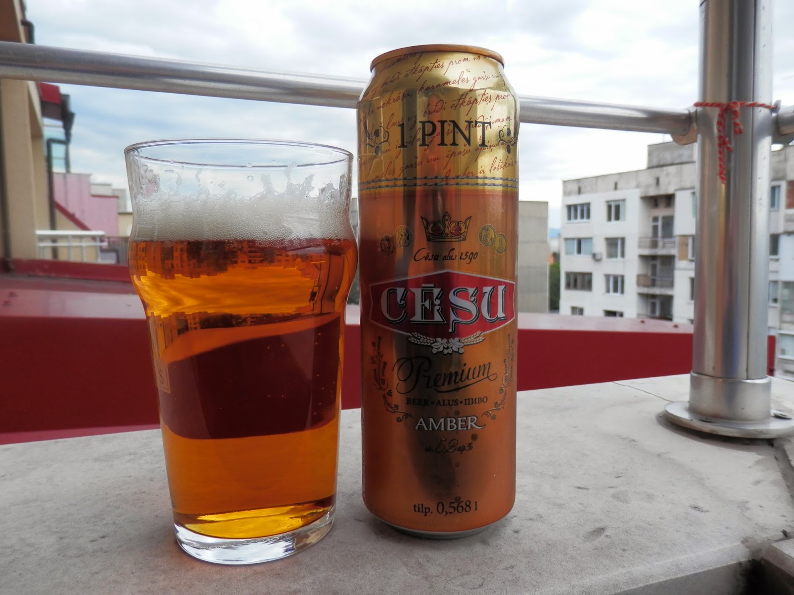 Moите бири / My beers: Cēsu Premium Amber - латвийска бира номер две