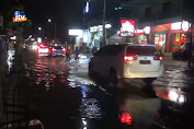 Sejumlah Ruas Jalan Protokol Bojonegoro Tergenang Banjir
