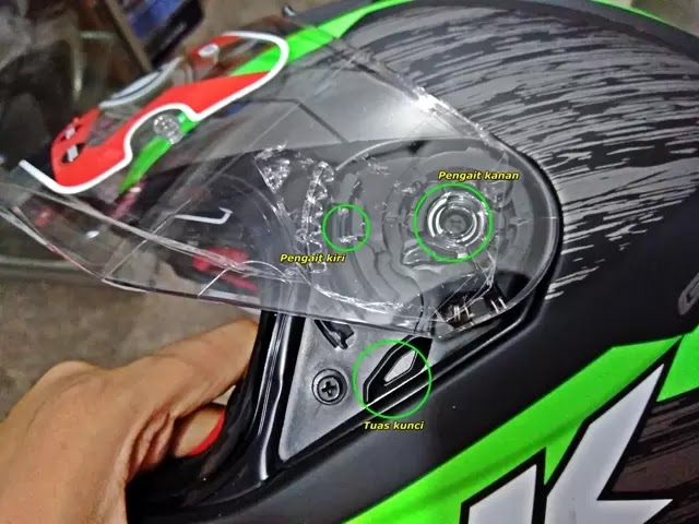 Tutorial Melepas Dan Memasang Kaca Helm Nhk Gp 1000