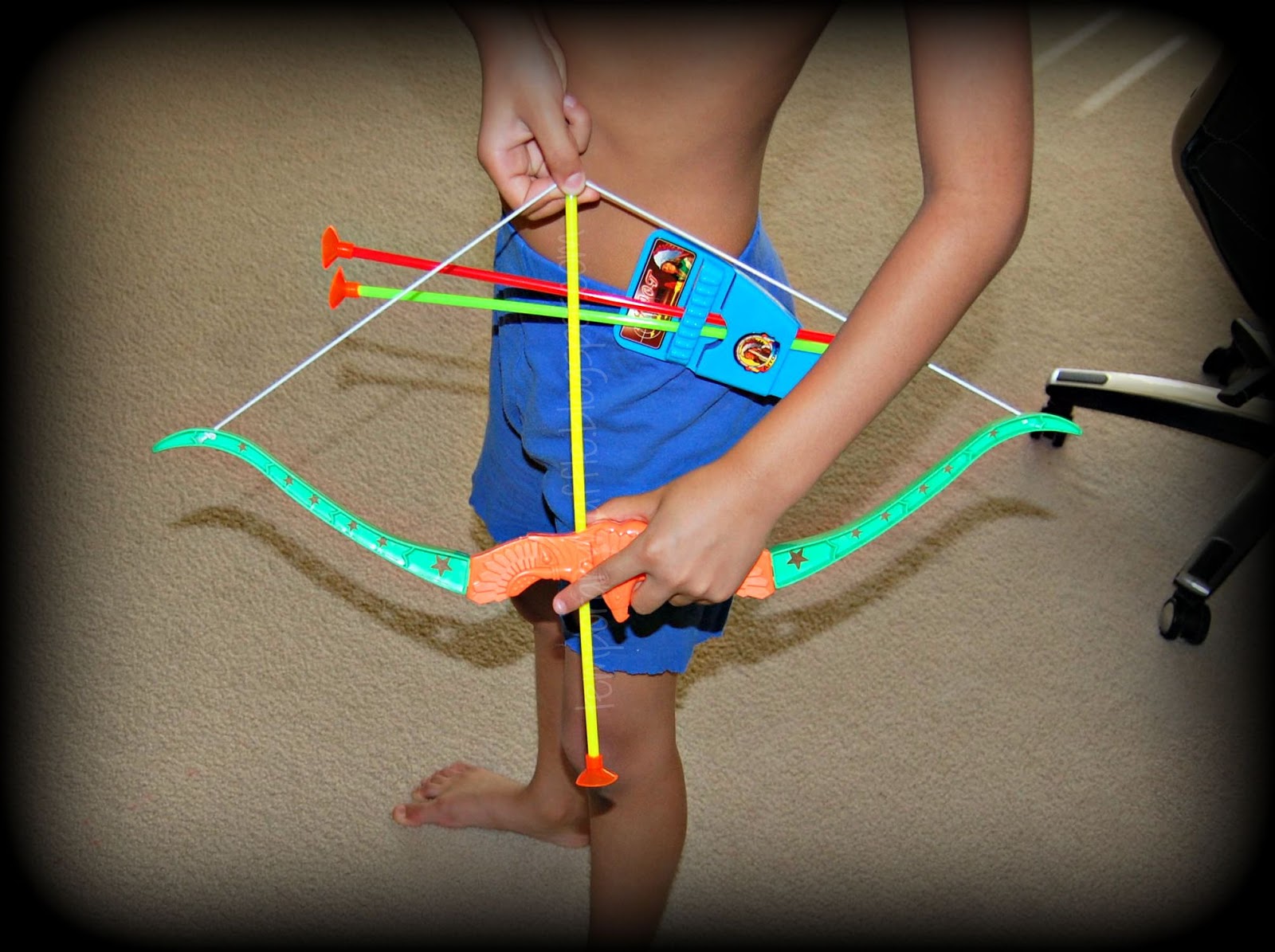 Temporary Waffle Arrow Eagle Archery Children's Kid's Toy Bow and