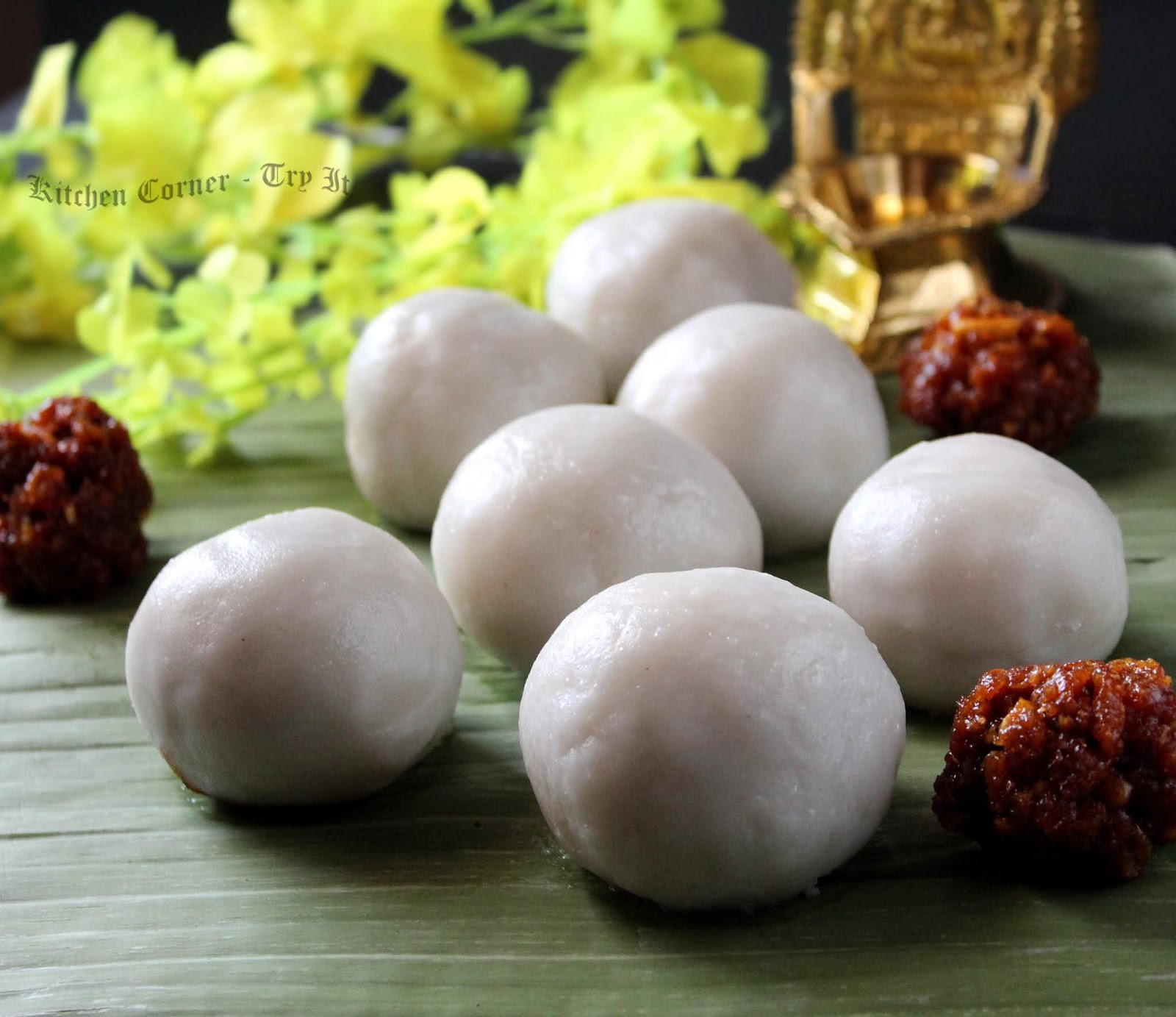 Sweet Kozhukatta/ Steamed Rice Dumplings