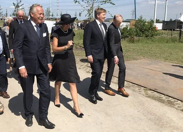King Willem-Alexander and Queen Maxima attend the MH17 remembrance ceremony and the unveiling of the National MH17 monument in Vijfhuizen