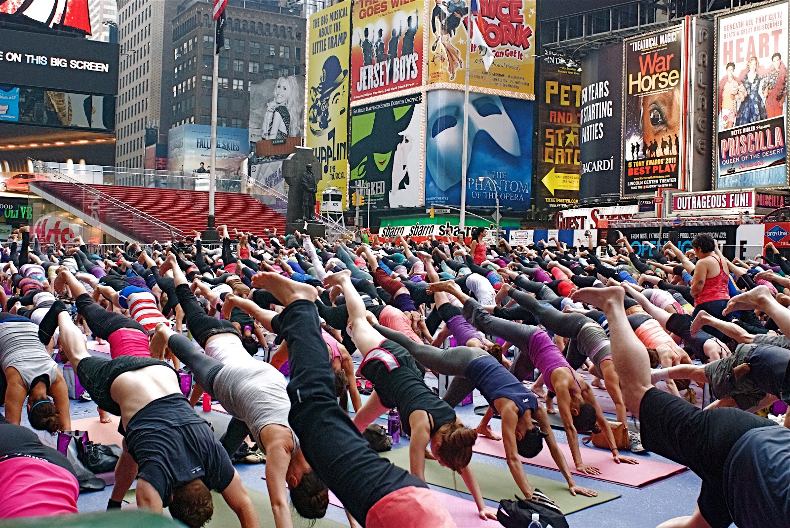 NYC ♥ NYC Celebrating Summer Solstice in Times Square Mind Over