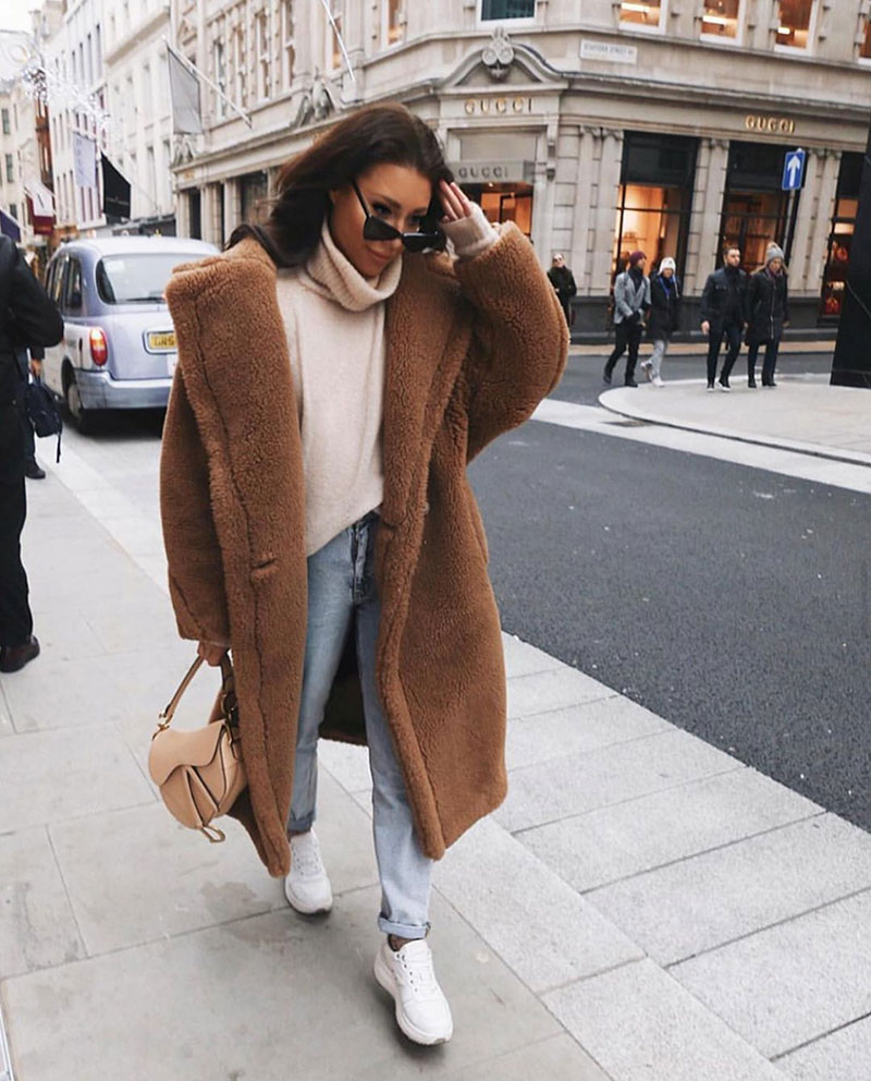 Style File | Mini Trend: Teddy Bear Coats for Wintertime