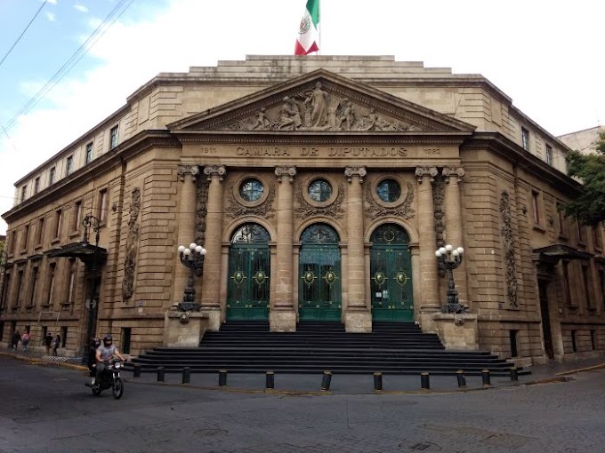 Arquitectura del Palacio Legislativo de Donceles en el Centro Histórico