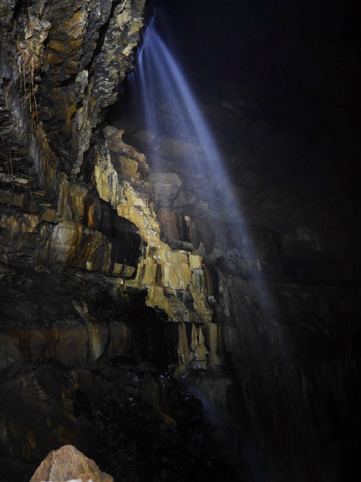 Cascada en la Sala del Angel