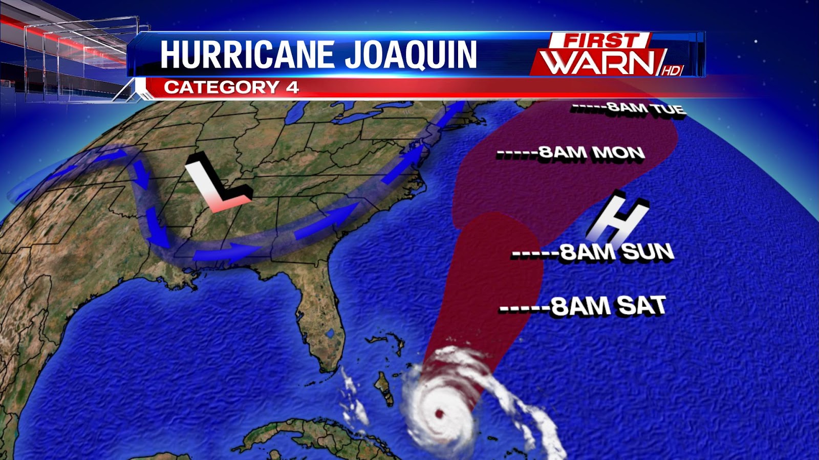 First Warn Weather Team Heavy Rain Batters the East Coast, Hurricane