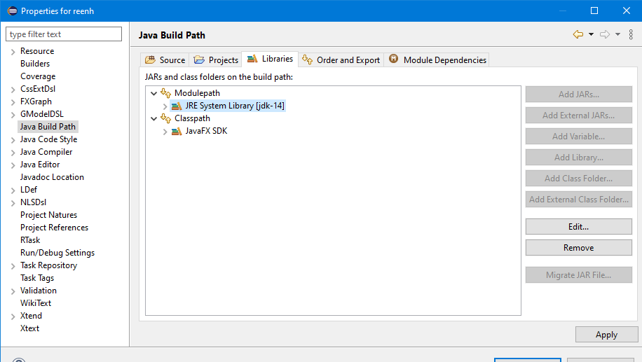 How to run JavaFX in Eclipse and fix module path