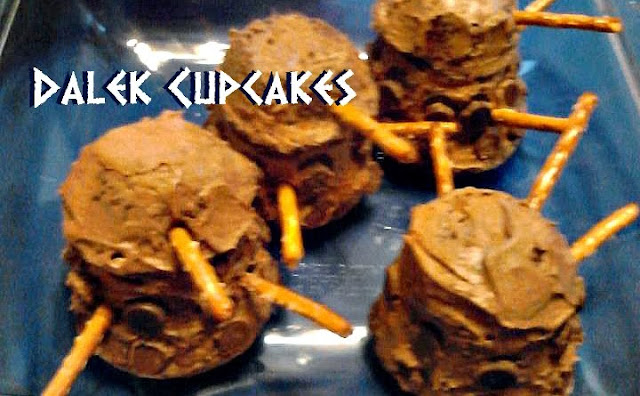 Dalek cupcakes | Doctor Who Party Ideas for Whovian Moms