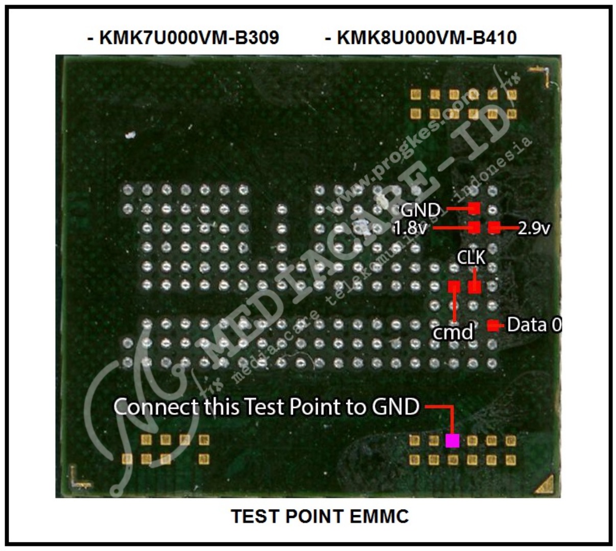 MEDIA CARE TELEKOMUNIKASI INDONESIA TEST POINT EMMC ALL BGA
