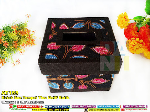 Kotak Box Tempat Tisu Motif Batik