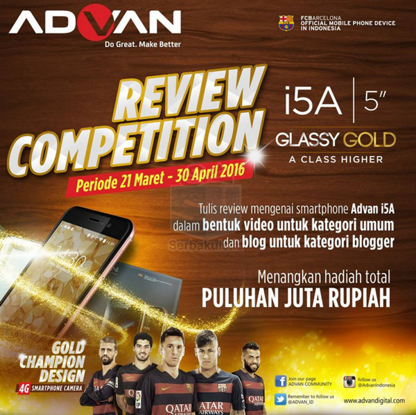 Kontes Review Advan i5A Berhadiah Uang 15 Juta Kontes Review Advan i5A Berhadiah Uang 15 Juta