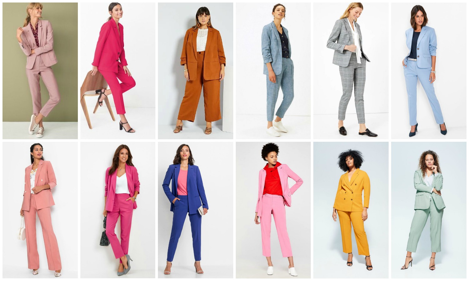 completo giacca e pantalone curvy