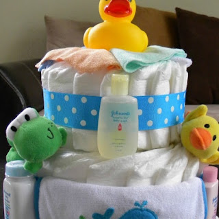 I Love Diaper Cakes