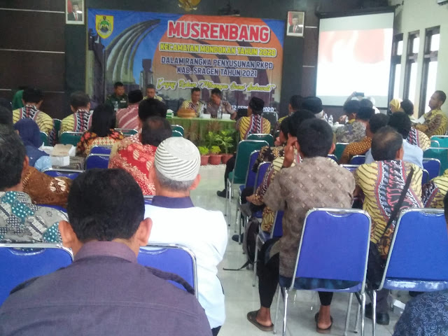 Musrenbang Kecamatan Mondokan, Sepakati Usulan Pembangunan Skala Desa
