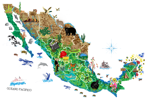 GIL ESPINOZA 2~F: FLORA Y FAUNA DE MÉXICO.