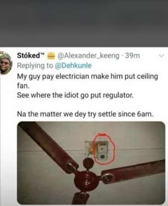 Meaning of the slang, "Na d matter we dey settle"