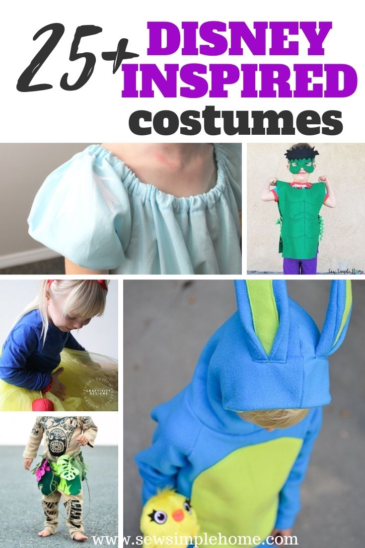 Easy DIY Disney Costumes to Sew Sew Simple Home