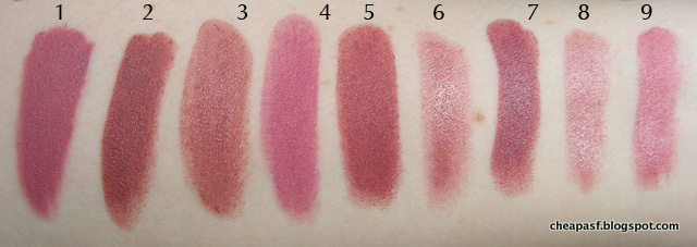 Brutally Honest Beauty Mega Urban Decay Vice Lipstick Swatch Comparison Dupe Search And A Partial Lipstick Inventory