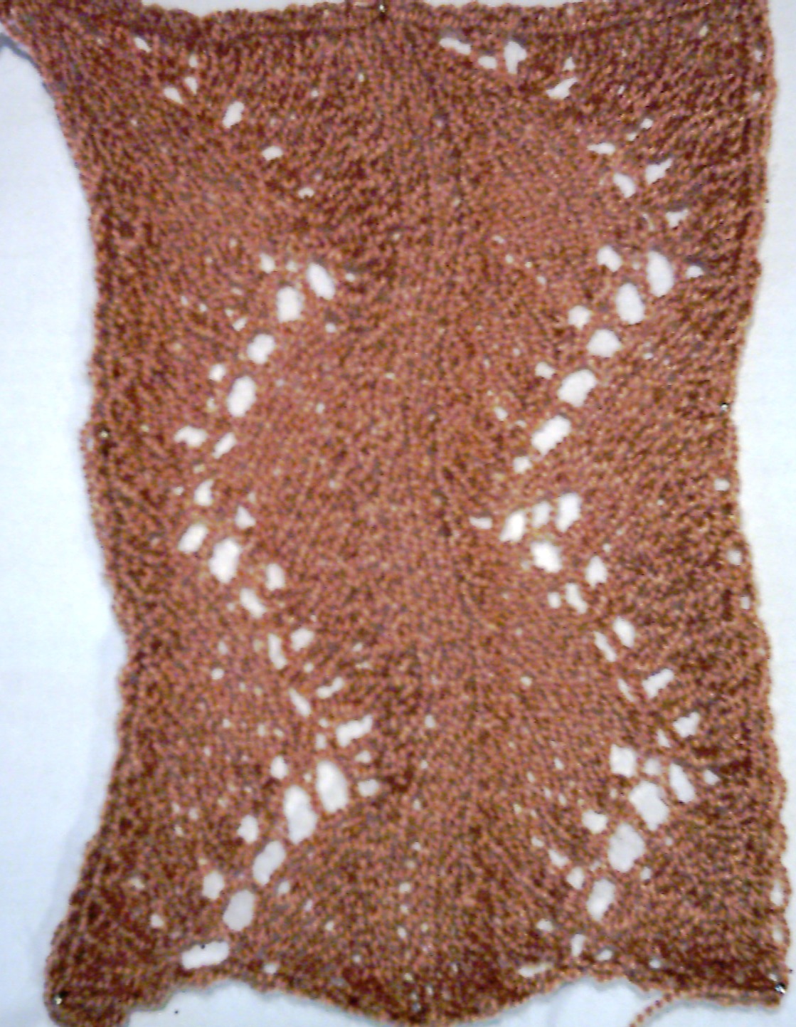 Ora de lucru manual: Model ajurat - schema de tricotat