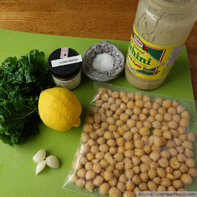 http://www.farmfreshfeasts.com/2013/08/fattoush-dip-with-kale-hummus.html