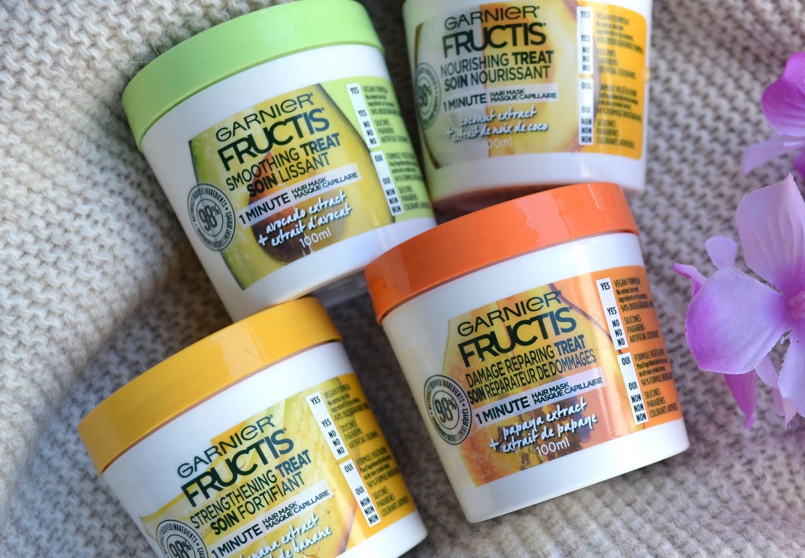 HAIR | Garnier Fructis 1 Minute Hair Treats | Cosmetic Proof | Vancouver beauty, art and lifestyle blog