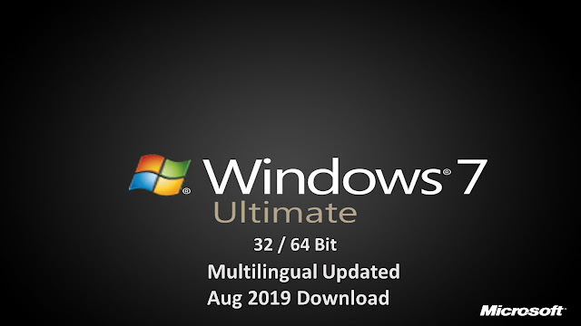 تحميل Windows 7 Ultimate 32 / 64 Bit Multilingual Updated Aug 2019 