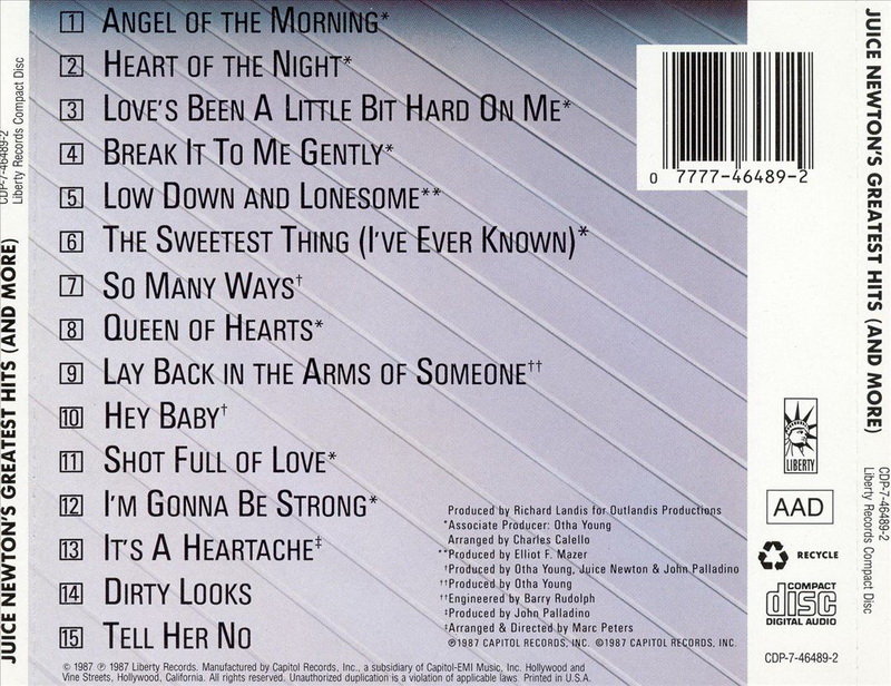 Entre Musica Juice Newton S Greatest Hits And More