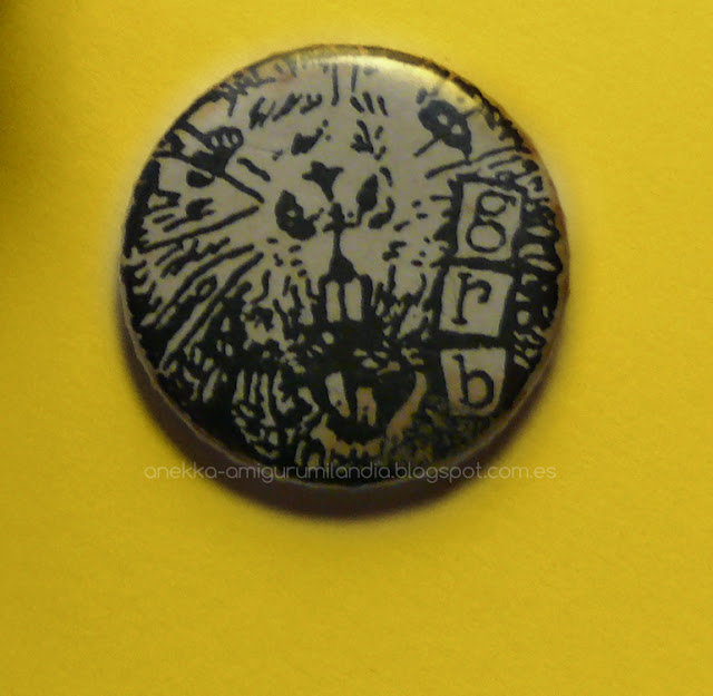 GRB pin button vintage